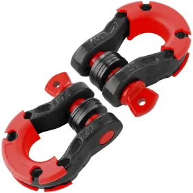 T1918-011 Vevor 3/4 Inch D-ring Shackle 2 Pack Alloy Steel Shackles 66139 Lbs 30 Ton Break