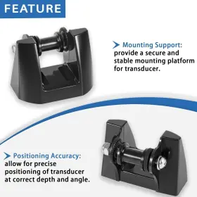 K00-00118-01 Vg-auto F/010-10272-00 Transom Mount Bracket Kit For Garmin 010-10272-00 Transducer #3