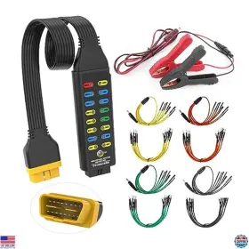 B0cc8c4p4n Visit The Lutifix Store Obd2 Breakout Box 16-pin Cable Diagnostic Tool For Power And Ground Detection