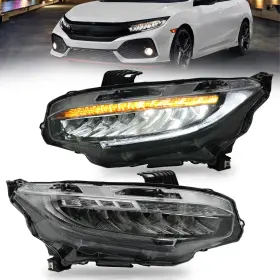 Yaa-sy-2029-3131a Vland Headlight Assembly Fit For Honda Civic 10th Gen 2016-2021 Plug-and-pla