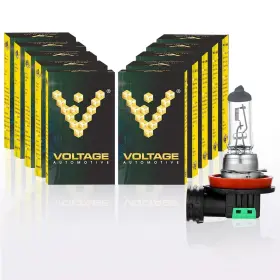 Fba-01h1112pk10 Voltage Automotive H11 Halogen Bulb 10 Pack - Standard Replacement For High Beam Low Driv