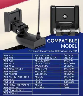 Vsqp1975 Vsshop For Humminbird 7400931 Transducer Mount Mhx Xnt Xhs Transom Bracket Hardware Kit #2