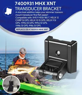 Vsqp1975 Vsshop For Humminbird 7400931 Transducer Mount Mhx Xnt Xhs Transom Bracket Hardware Kit #3