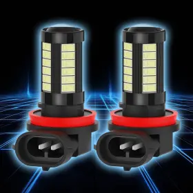 Vvag 683304101781 2 Pcs 9005/9006 Car Led Fog Light Bulbs 6500k White Super Bright Anti-fo