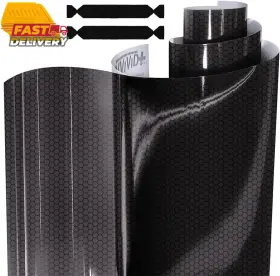 Vvivid 313031450417 Hex Dark Smoke High Gloss Air-tint Headlight 16 Inch X 60 W/toolkit