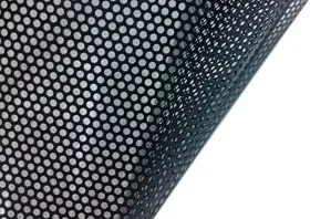 Vvivid 628856062173 Black Perforated Headlight Wrap Self-adhesive Cover 12 Inches X 54 Inc