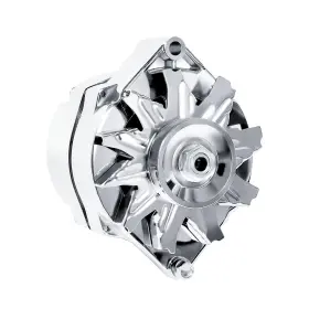 Woalt032 Wagson Chrome Gm 1 Wire Alternator New Self Exciting High Output 105a One ... Fast Ship