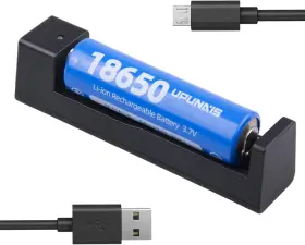10440 Wangdajiedian Fit-3 18650 Battery Charger Suitable For 3.7v Lithium Batteries 20700 Black