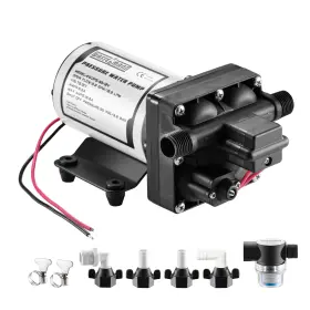 4wdp5-55-12v Wassermann Rv Water Pump 12v Dc Self Priming Diaphragm 5.0 Gpm 55 Psi Press