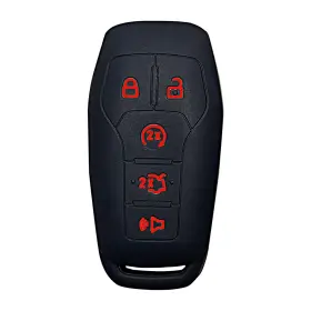 1fd05 Weemeeluv Key Fob Cover For Fusion Edge 5 Buttons Silicone Remote Case Protector Fit F