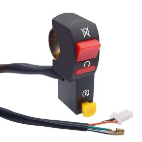 Ca-k-f005 Weideer 12v Universal Handlebar Switch On/off 7/8 Inch 22mm Start/kill Yellow