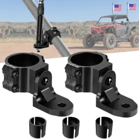 91077b Wendy Taylor Medeiros Nilight Utv Flag Antenna Mount Whip Light Mounting Bracket Black Adjustable Heav