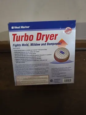 7867518 West Marine Turbo Dryer New In Original Packaging Model #7867518 #3