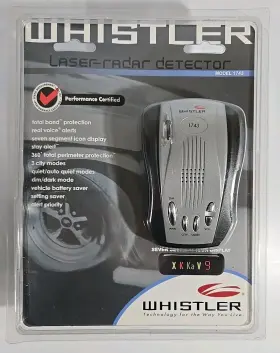 De1743c Whistler Laser-radar Detector Model 1743 Real Voice Alerts - New