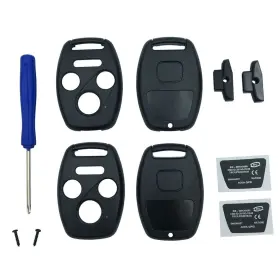 Wicuasix 769135102538 Key Fob Shell Case Fit For Honda Keyless Entry Remote Car Housing Replace
