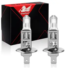 Wp-h1 Winpower H1 Halogen Headlight Bulb Super Bright Warm White 55w 4300k Car High