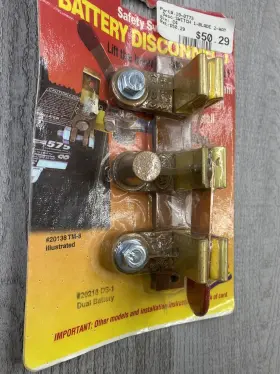 W48-20218 Wirthco 20218 Ds -1 Battery Disconnect Switch Heavy Duty Rv Camper Usa #2