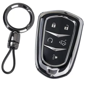 Kdlka52 Wjs Key Fob Cover Car Case Shell Protector Compatible With 2014-2023 Cad