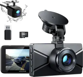 Wd02 Wolfang Dash Cam Front And Rear 2.5k Dashcam With 3.0 Inch Lcd Display Super Ni
