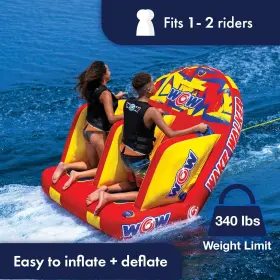 23-wto-4770 Wow Sports Wake Walker 2 Person Towable #2