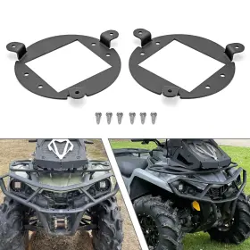 80103006 Wsays Headlight Upgrade Coversion Bezel Mount Bracket Compatible With Can-am
