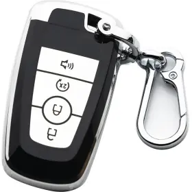 Fu402-m1ha Wtshopme Key Fob Cover Compatible With Ford Edge Bronco Explorer Expedition Ranger Esc