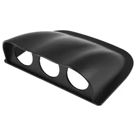 A21121700ux0263 X Autohaux 52mm 2 Inch Triple Hole 3 Holes Abs 10.31 X8.54 X3.35 Gloss Black