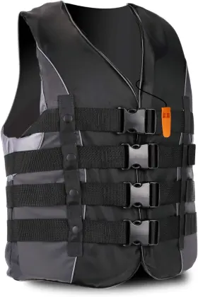 Xgear 841432128951 Adult Uscg Life Jacket Water Sports Vest Xx-large Black