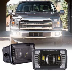 Bix-f150e Xjx Bicyaco Led Fog Lights With Drl Daytime Running Compatible 2015-2020