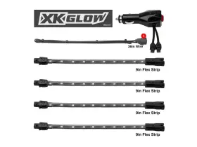 Xk041004-blue Xk Glow 8-inch Interior Led Accent Light Kit Blue