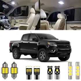 Xpismii 613965408905 13 Piece 6000k White Interior Led Light Kit Package Replacement For Chevy Che