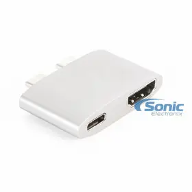 Xtc2phd Xrgo Cordless Dual Type-c To Hdmi Adapter 4k Usb-c Hub With Charging For Macbook Pro