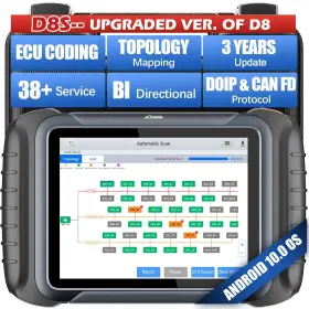 Obd2 Xtool 789605296895 D8s Bidirectional Scan Tool 2025 Upgraded Ver. Of D8 Scanner