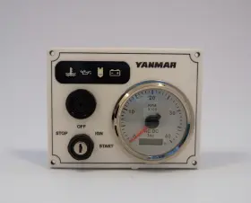 Ynmr-1g-ww-offshore-7.125x5.5 Yanmar Diesel Engine Panel 1 Offshore Tachometer Gauge