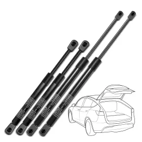 4576 Yhtauto Set Of 4 Rear Window Glass And Tailgate Lift Support Gas Struts Spring For Ch
