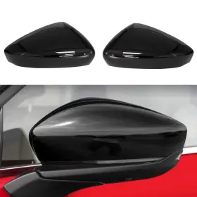 20cx30-hsjg-lh Yingtuu For Rearview Mirror Cover Black Glossy