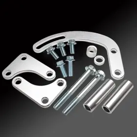 Yiuiy 735545291360 For Sbc Power Steering Pump Bracket Adjustable With 350 Small Block Lwp Long
