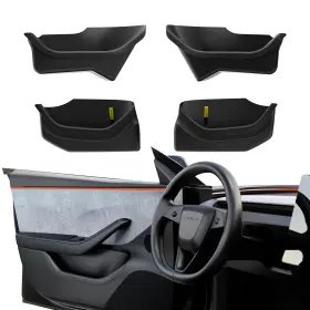 Yonzee 785707512628 Door Storage Organizer Set For Tesla Model 3 2025-2024 - 4pcs Tpe Full