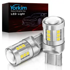 7440-3158 Yorkim 7443 Led Bulb White 6500k High Bright 7440 With Projector T2