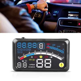 Sococo142tmnx5zr Yosoo Speedometer For Car5.5 Inch Universal Digital Speedometerover Speed Alarm Kmh #3