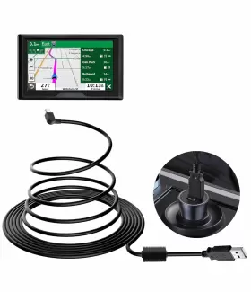 Yq-cdx-2 Yqmajim Gps Dash Cam Power Cable 10ft Mini Usb Pure Copper Thicker 90 Degree U #2
