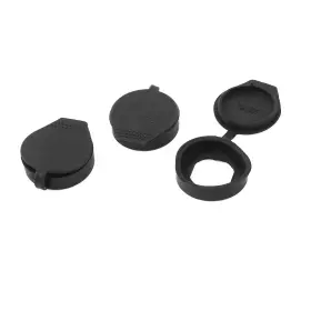 Zaplyte 680811553744 3 Pcs Rubber Key Panel Cam Lock Dust Waterproof Covers Black