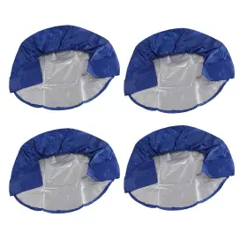 Zeroneugebt4iad9-02 Zerone Set Of 4 Tire Covers 4pcs 32 Inch Wheel Car Default Blue