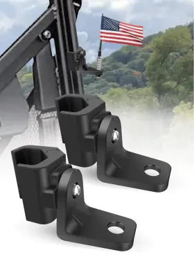 Zidiyoruo Ranger02 Utv Whip Mount For Polaris Ranger 2pcs Heavy-duty Light Mount