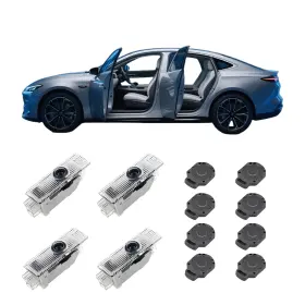 Lkss-4p Zkayun Never Fade Led Car Door Light Logo Welcome Lights 4pcs