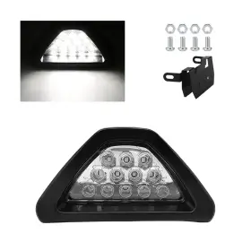 Zndaw-5402gp Zndaw Car F1 Style Brake Light 12v Super Bright Waterproof Triangle Rear Fog Led L