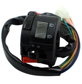 Mp04 Znhbrzi Motorcycle Left Control Handlebar Switch With Wiring Harness Universal Contro