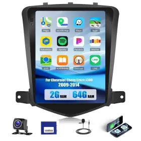 Zomolither B0dkmltwc2 Android 15 264g Car Radio For Chevrolet Chevy Cruze J300 2009-2014