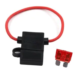 F401-10a Zookoto Inline Fuse Holder 10a 14 Awg Gauge Wire Car Auto Blade Atm