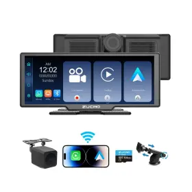 Zs31 Zucwo 10.26 Inch Wireless Carplay Screen For Car Apple And Android Auto Touc